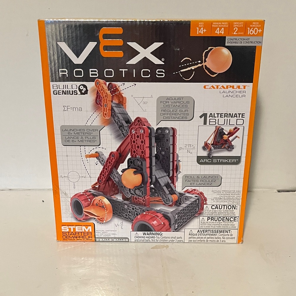 Catapult Launcher Playset - Orange and Gray previously used